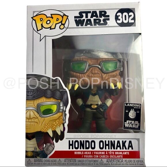 HONDO Ohnaka Pop! Vinyl Bobble Head Figure by Funko Star Wars Galaxy's Edge - Picture 1 of 4